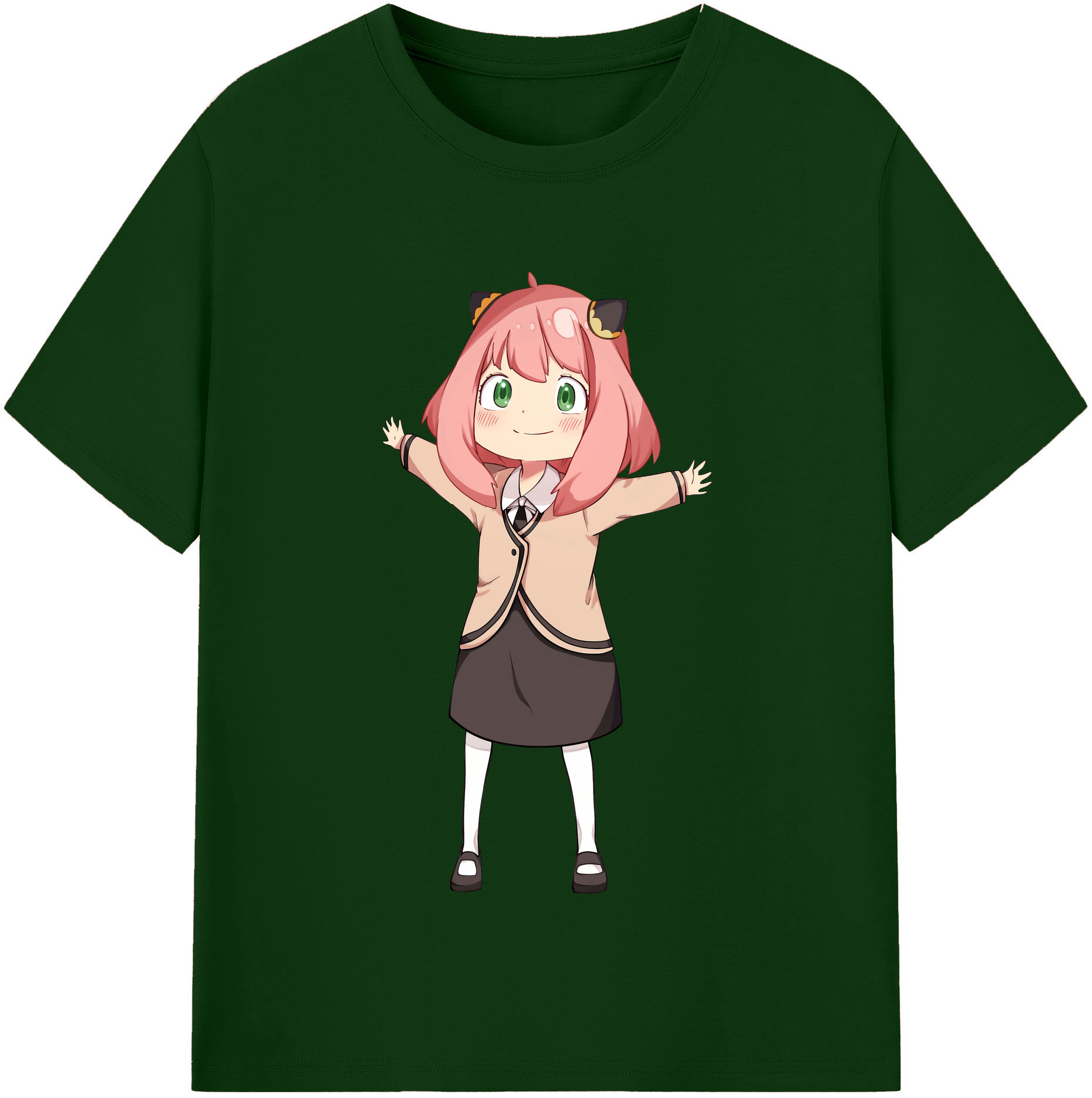 （画像用） SPY×FAMILY间谍家家酒 綿100％半袖Tシャツ（フロントプリント）